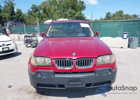 2004 BMW X3 2.5I from USA, damaged, VIN WBXPA73444WC36047